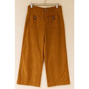 Jules & Leopold S/P Wide Leg Crop Pant 70's Inspo Retro Fall Minimalist Chic